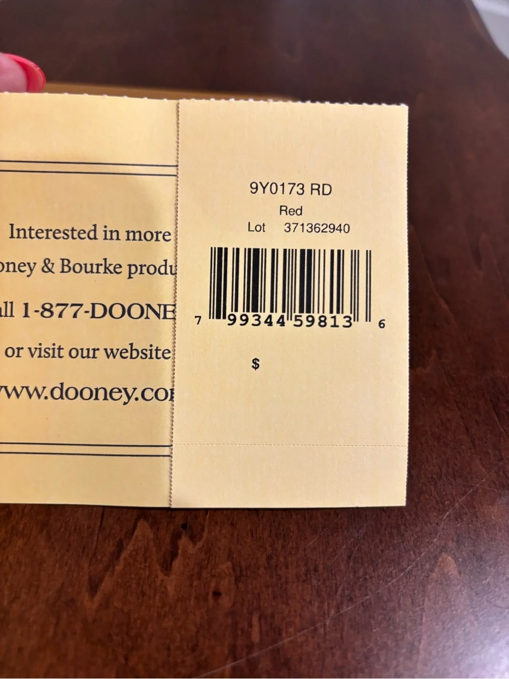 Dooney & Bourke crafted from